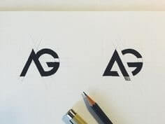 thiết kế logo 2 chữ đẹp