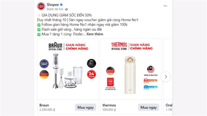cac-hinh-thuc-quang-cao-tren-facebook-multi-products